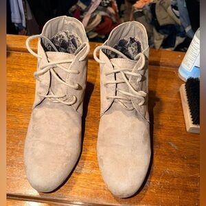 Marbella wedge ankle boots size 10